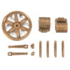7 B1M PM Research Twin Cylinder Steam Mill Engine Machined kit.
