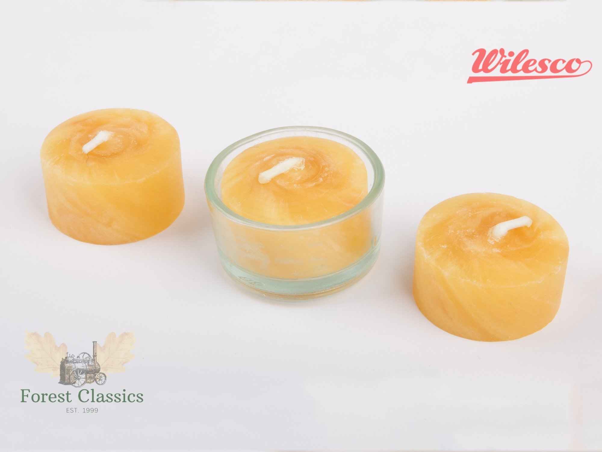 BWC Beeswax candles x3