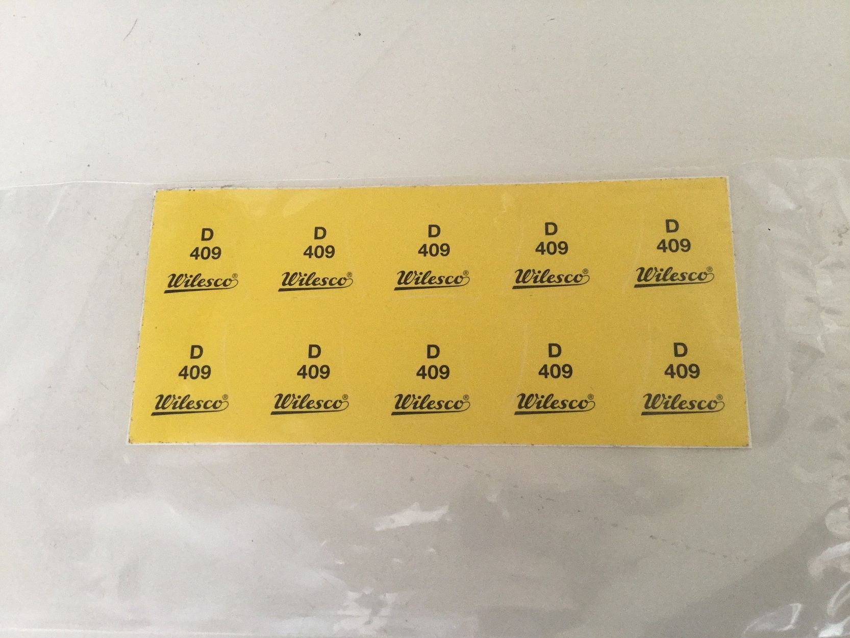 D409 Front Sticker  X1