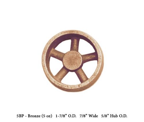 FWC-5BP 1 7/8 Dia x 7/8  width x 5/8 hub dia Bronze Flywheel Casting