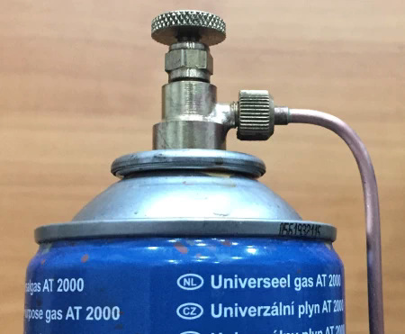 Gas Valve for Disposable Tank