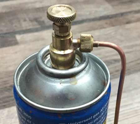 Gas Valve for Disposable Tank