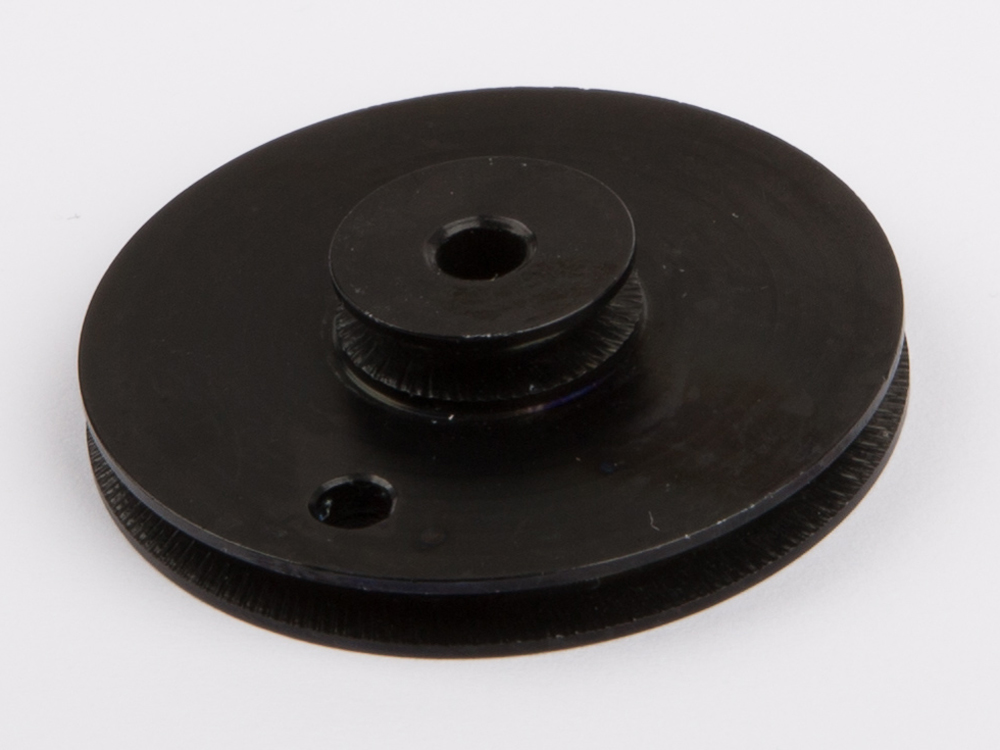 Pulley 38mm  01640 Black, Aluminium.