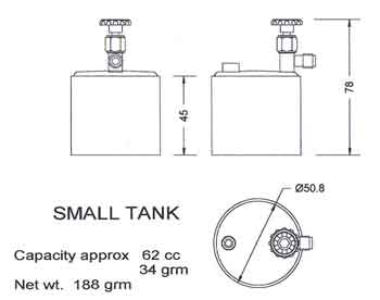 BIX Refillable Gas Tank - Small