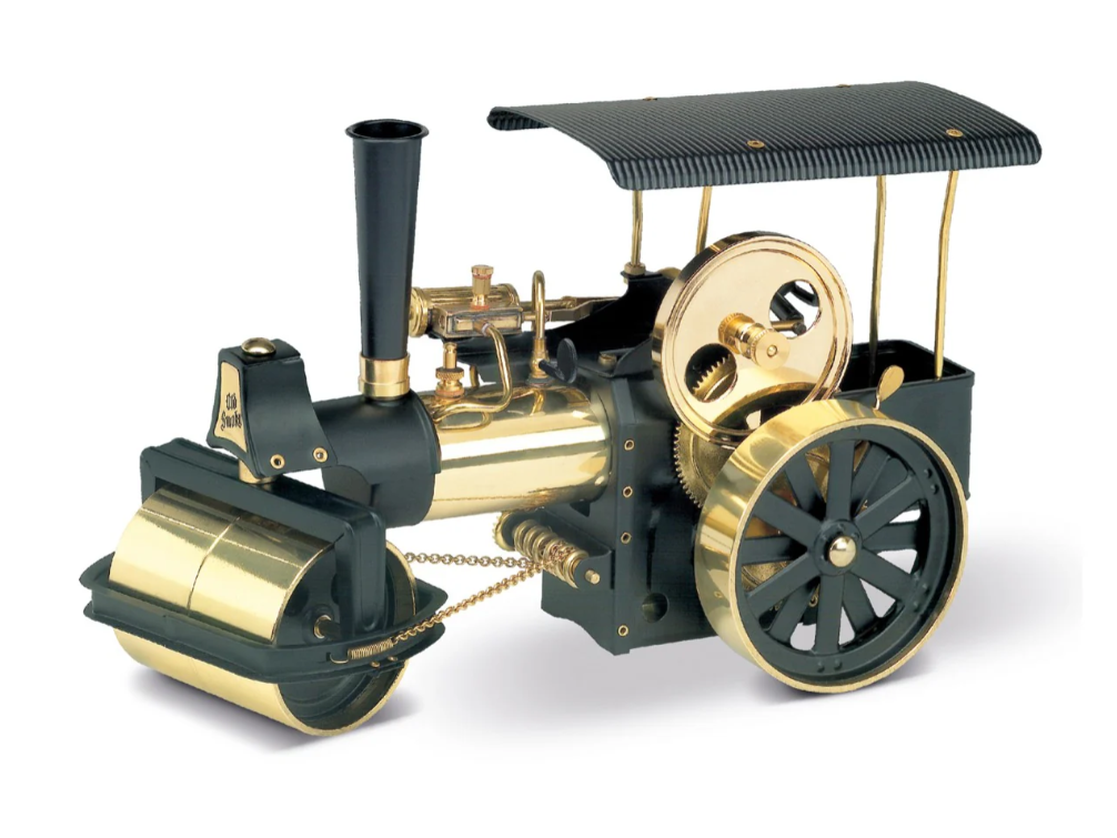 Wilesco D376 Black & Brass Steam Roller Kit